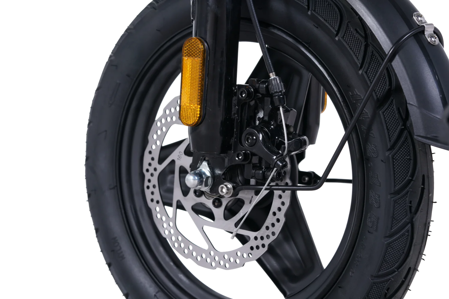 GleeRide A9 2 Seater Electric Bike, 500W 14" Mini Folding Ebike, 48V 15AH Removable Battery, Long Range 50Miles 20MPH