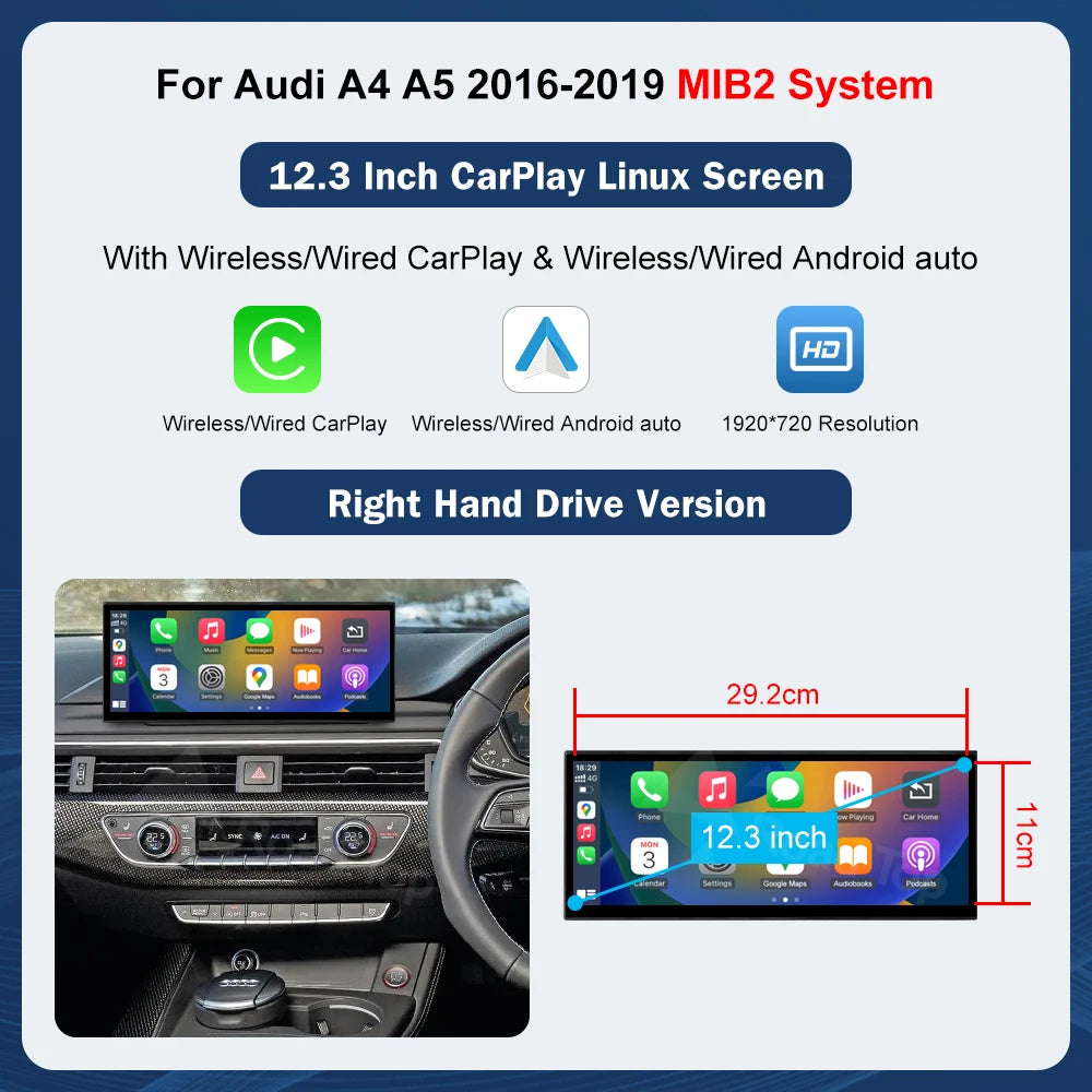 Road Top Audi A4 A5 S4 S5 Multimedia Touch Screen