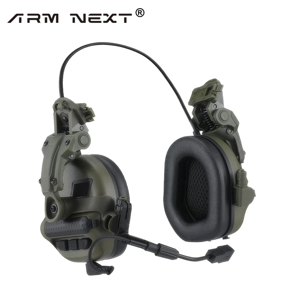 ARM NEXT Tactical Headset Without Pickup and Active Noise Reduction Helmet Version Shooting Earphone Communication headphone ptt