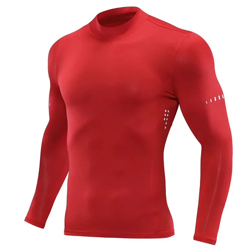 Men Children Long Sleeve Running Slim Tops Tees Sportswear Gym Fitness Compression T-shirt Outdoor Football Jersey Jogging Tight