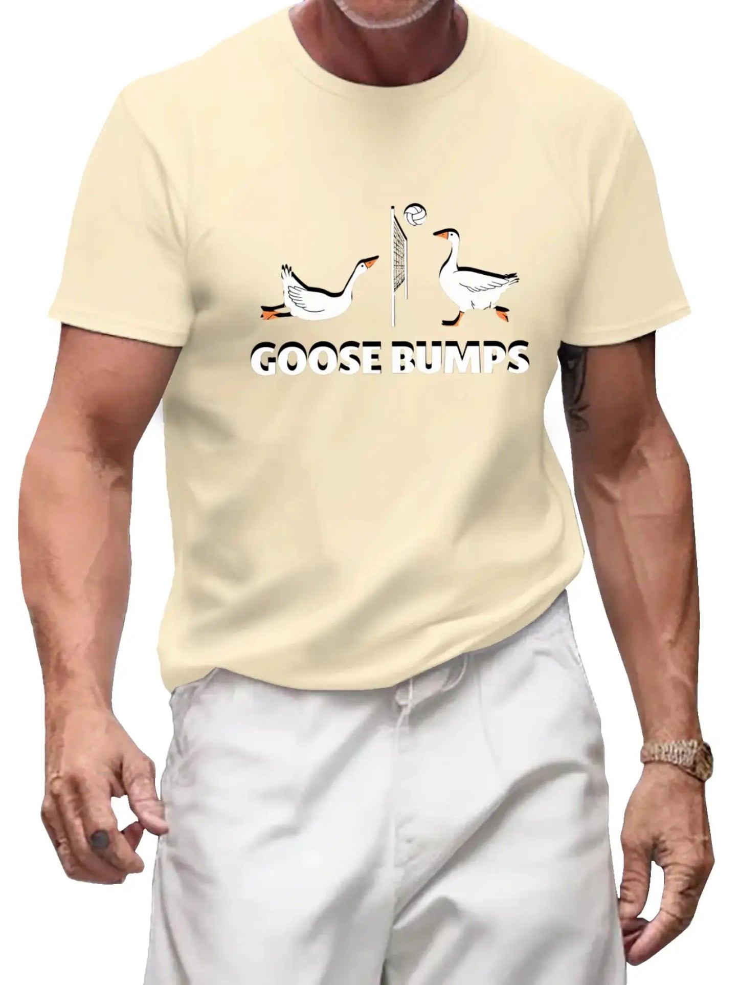 Goose Bumps T-Shirt, Funny Volleyball Team Shirt, Silly Goose Shirt, Funny PE Teacher Gifts, Volleyball Coach Shirt