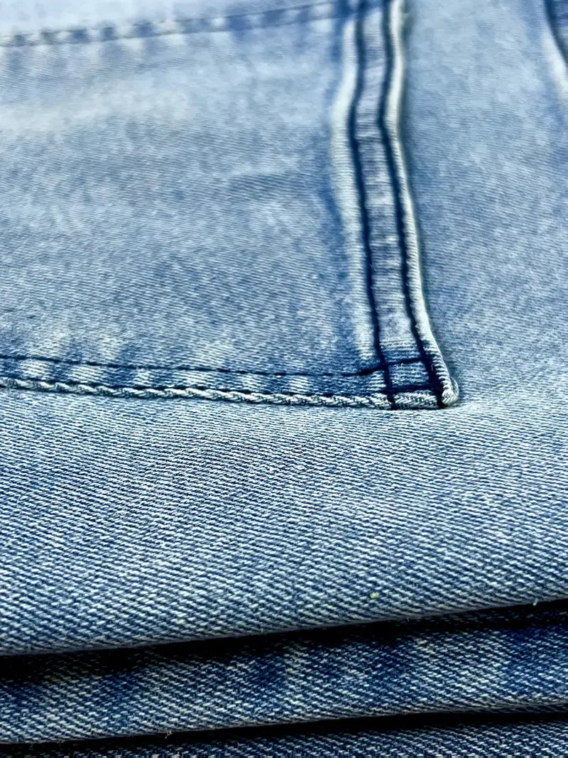 Men's Slim Fit Ripped Jeans Casual Street Style Denim