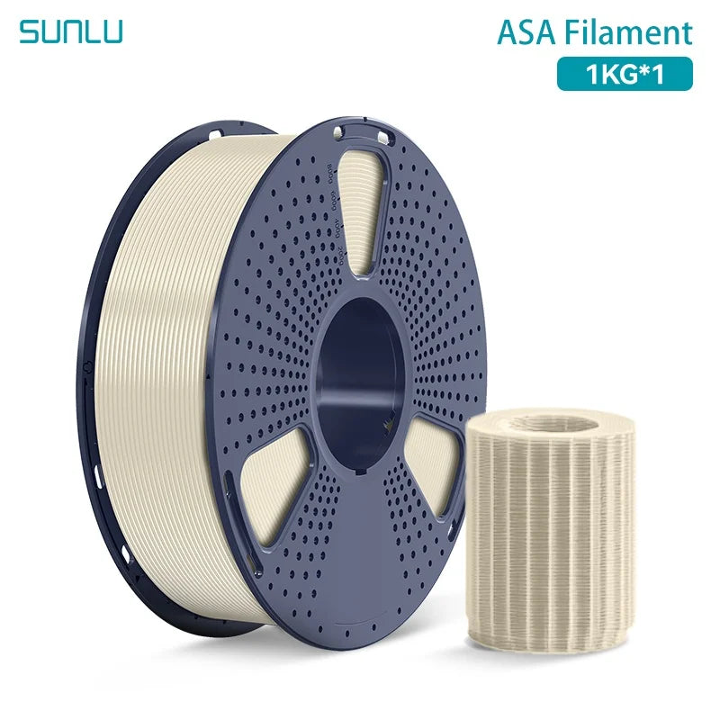 SUNLU 1KG ASA Filament 1.75mm, UV/Rain/Heat Resistant Tough 3D Printer Filament for Printing Outdoor Functional Mechanical Parts