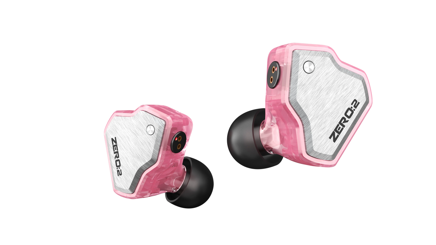 7Hz x Crinacle Zero :2 Updated 10mm Dynamic Driver IEM Wired Earbuds Earphones Gaming Earbuds with OFC IEM Cable for Musician