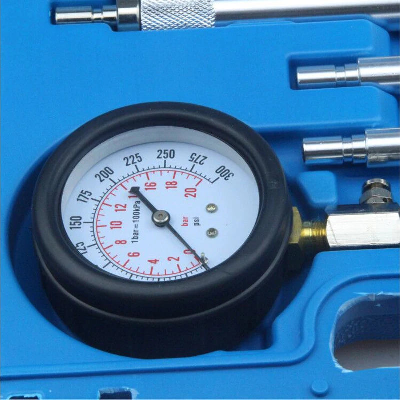 UTMALL Rapid Connected Petrol Gas Engine Cylinder Compression Tester Gauge