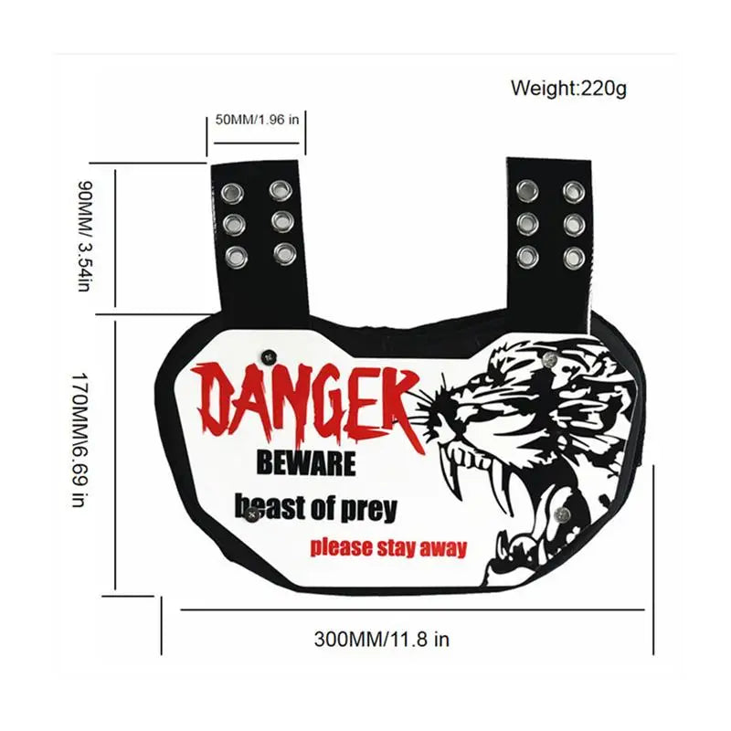 Youth Back Plates For Football Soccer Rear Back Protector Plate Football Low Back Pad Professional Lower Back Pads For Players