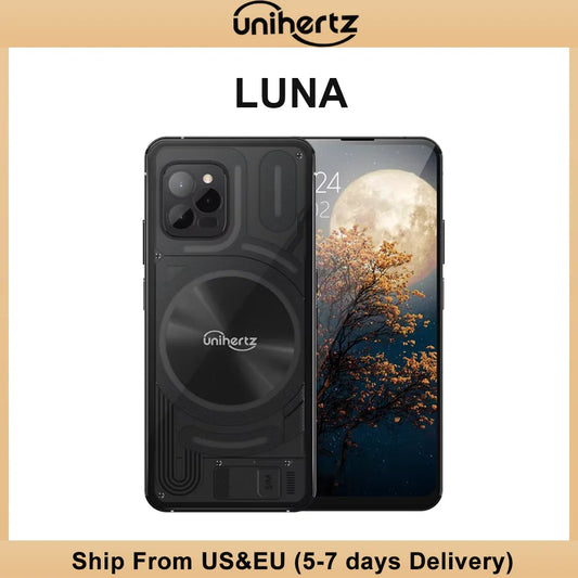 Unihertz Luna Smartphone Rhythm Ambient LED strip Music Phone 8GB RAM 256GB ROM 108MP G99 Mobile Phone Night Vision Cellphone