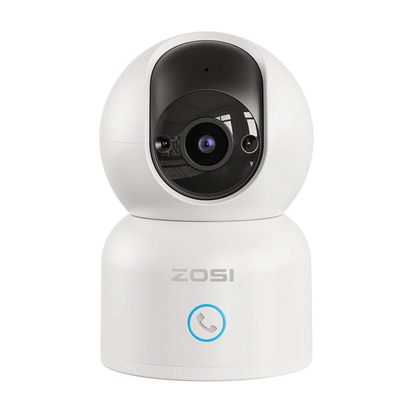 ZOSI C518 Indoor Pan/Tilt Smart Security IP Camera 2K 360° Baby Pet Monitor AI Human Tracking 2.4G/5G WiFi Surveillance Camera