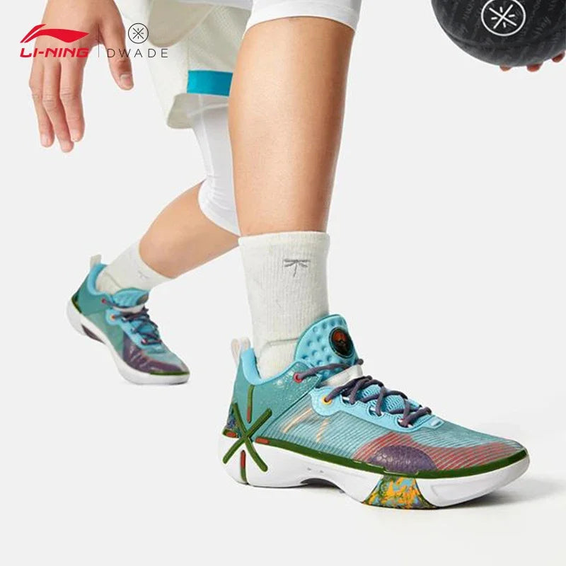 LI-NING Wade Shadow 6 V2 Men's Basketball Shoes Featherlight Max Rebound Professional Sport Court Sneakers ABPV021