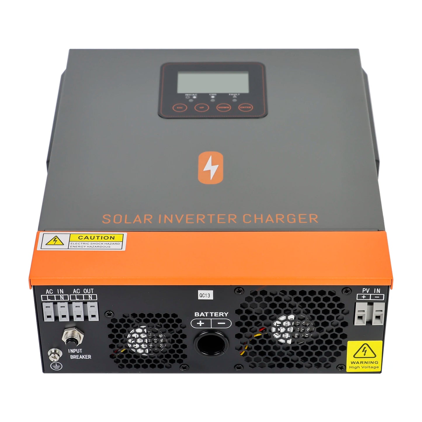 PowMr Off-Grid Hybrid Inverter 1KW 1.5KW with 80A MPPT Solar Charge DC 12V 24V to 230V AC  Max PV 150Vdc Pure Sine Wave Inverter