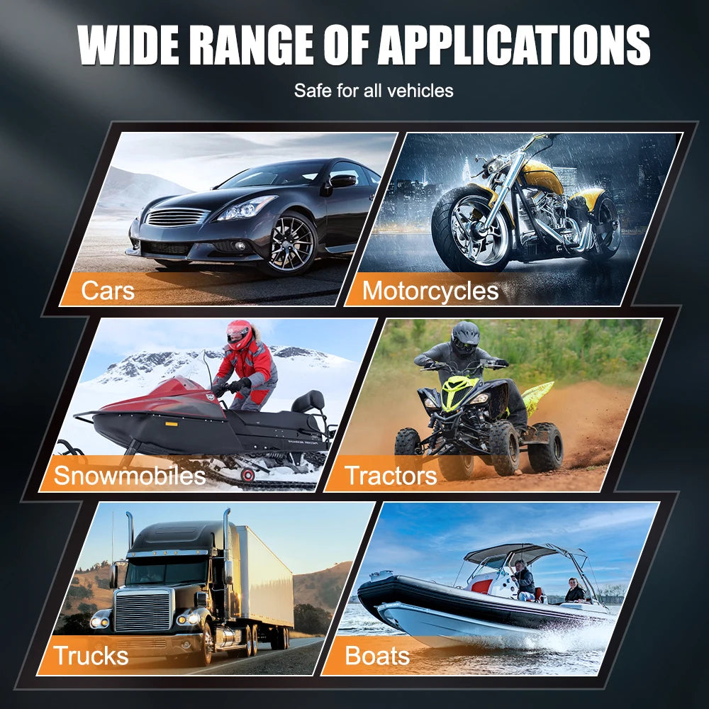 FOXWELL SD203 Automotive Smoke Machine 12V Built-in Air Pump EVAP Vacuum Leak Detector Car Pipe Leakage Diagnostic Tester