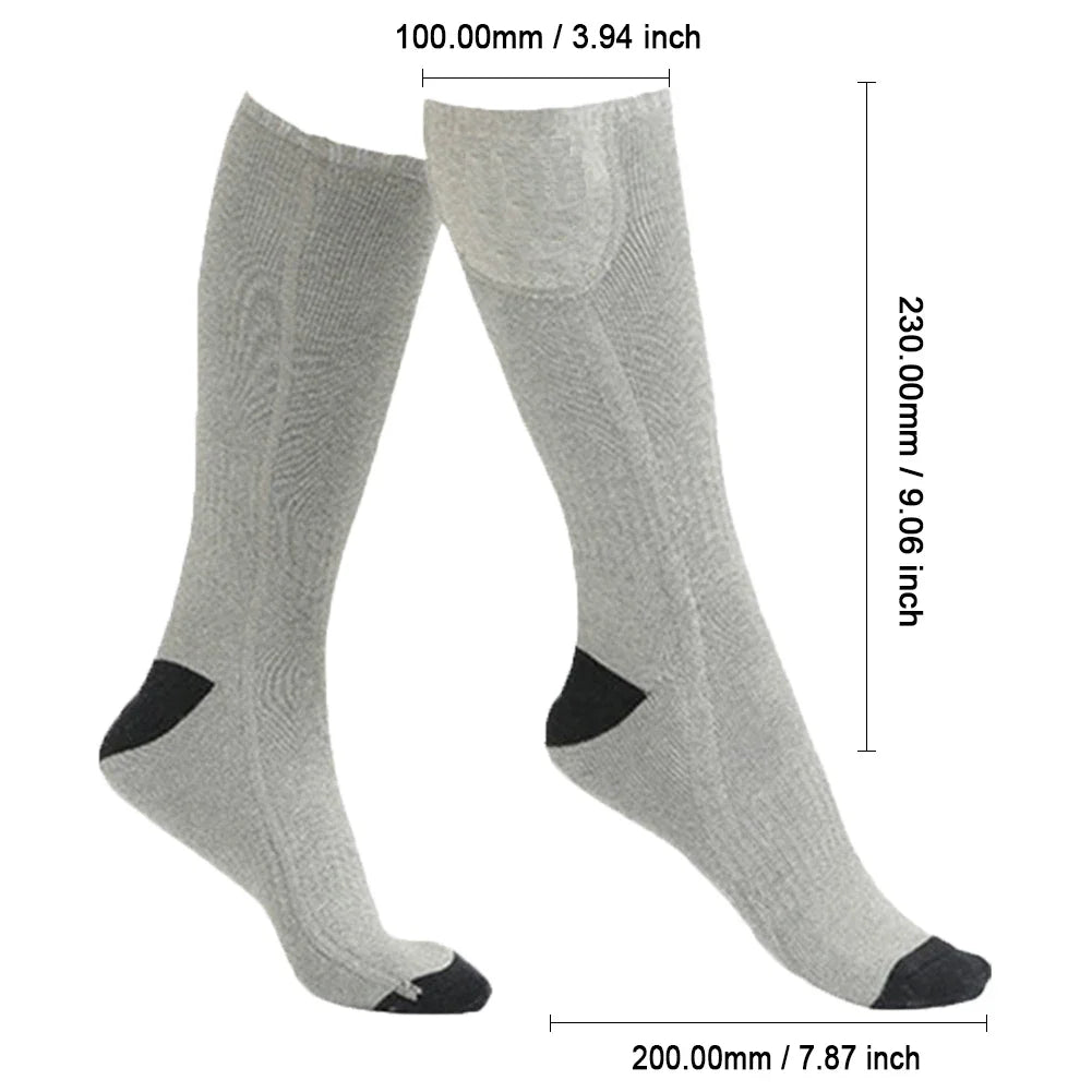 Electric Heating Socks Without battery 3 Level Temperature Winter Heating Socks Cold-Proof Winter Warm Thermal Socks for Cycling