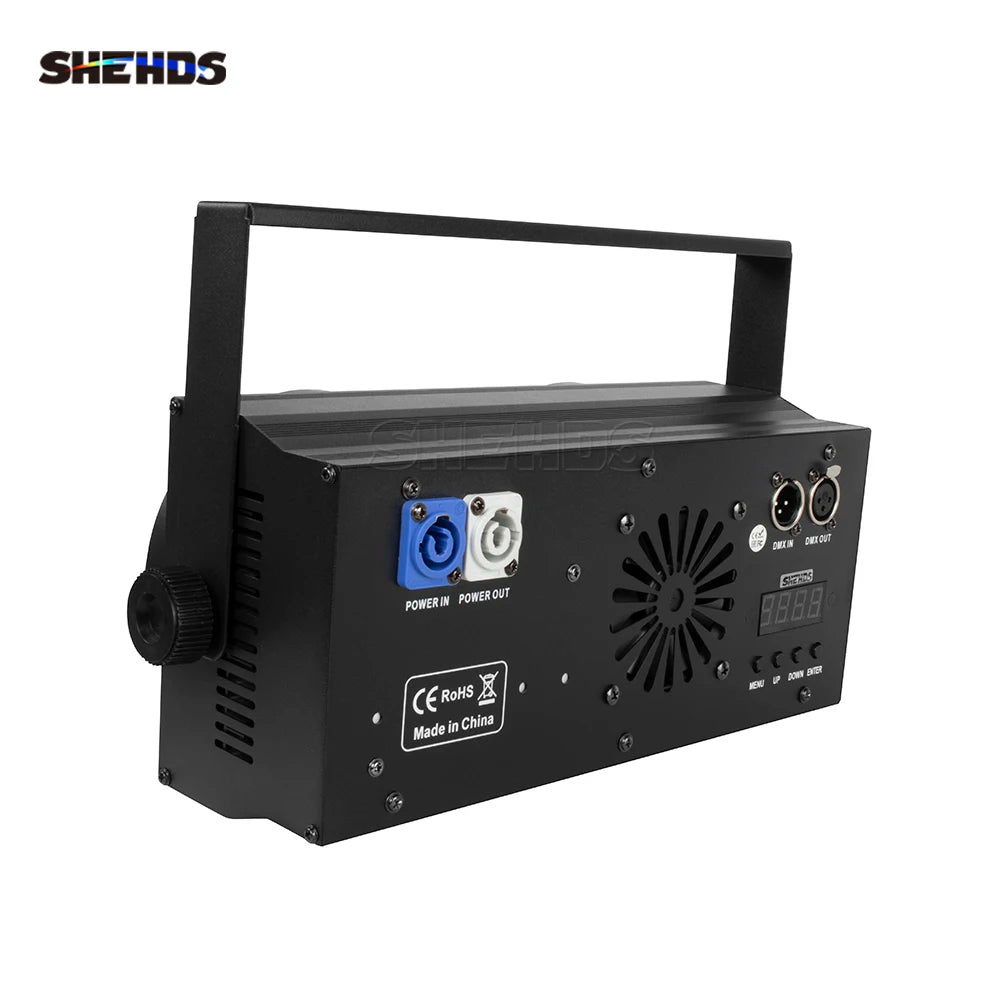 SHEHDS 1pcs LED 2IN1 COB 200W Cool Warm White Lighting 2 Eyes DMX512 for Stage Light Disco Party Christmas Audience Lights