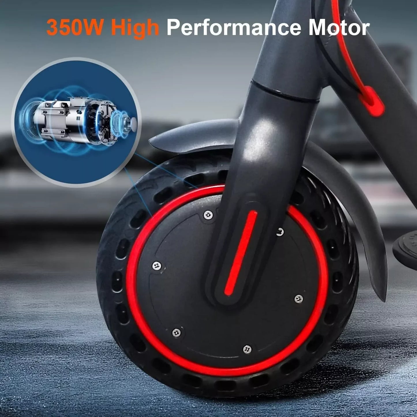 AOVOPRO LADPED LP60 Electric Scooter 350W 19mph Max Speed 8.5inch tire Folding Electric Scooter 16miles Max Range for Adult
