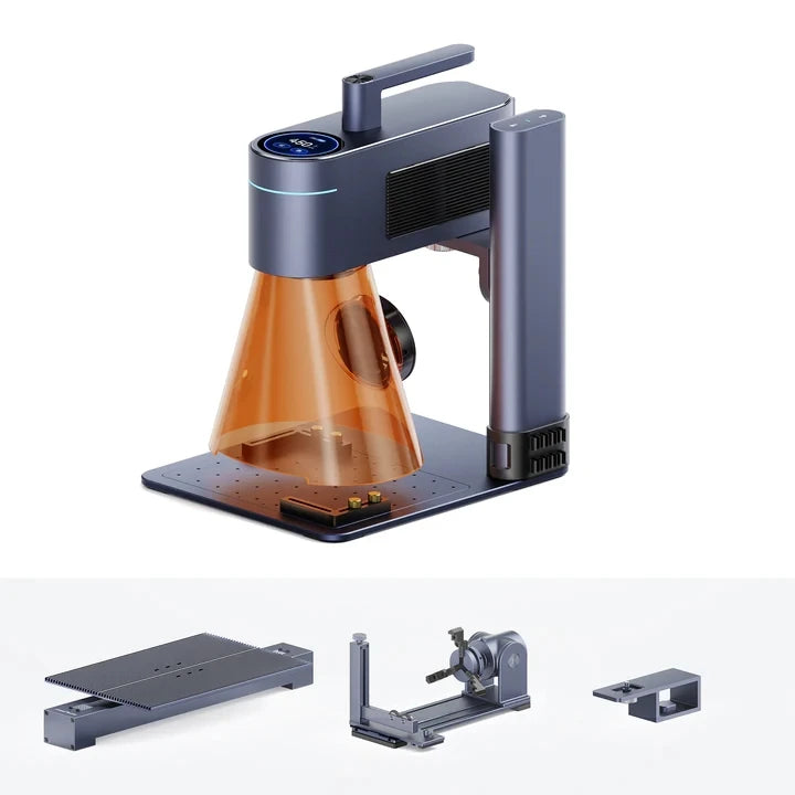 LASERPECKER 4 LP4 Laser Engraving Machine for All Material Dual Light Laser Engraver Portable for Metal Wood Plastic Carving