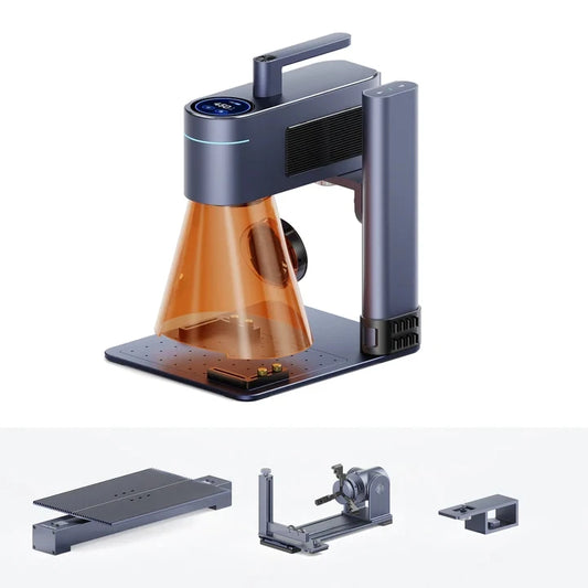 LASERPECKER 4 LP4 Laser Engraving Machine for All Material Dual Light Laser Engraver Portable for Metal Wood Plastic Carving