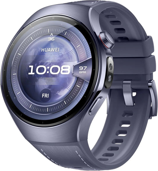 HUAWEI WATCH 5, 46mm Smartwatch, Multi-sensing X-TAP, Health MOT, Real-Time Fingertip Blood Oxygen, up to 11 Days Battery Life,