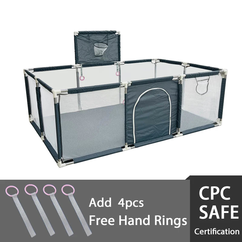 IMBABY Baby Playpens Indoor Baby corralitos Safety Barriers for Kids Baby Activity Gym Large Parks for Baby Groundbox Fence