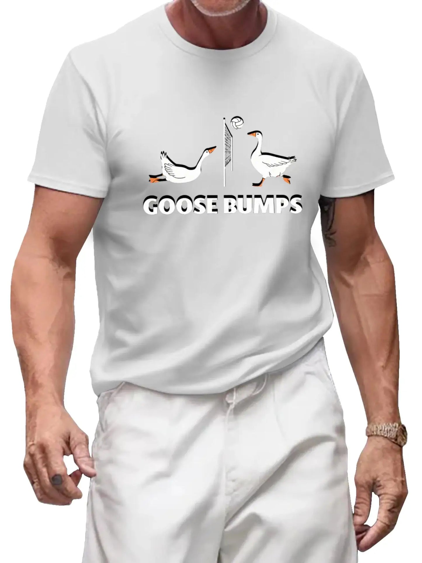 Goose Bumps T-Shirt, Funny Volleyball Team Shirt, Silly Goose Shirt, Funny PE Teacher Gifts, Volleyball Coach Shirt