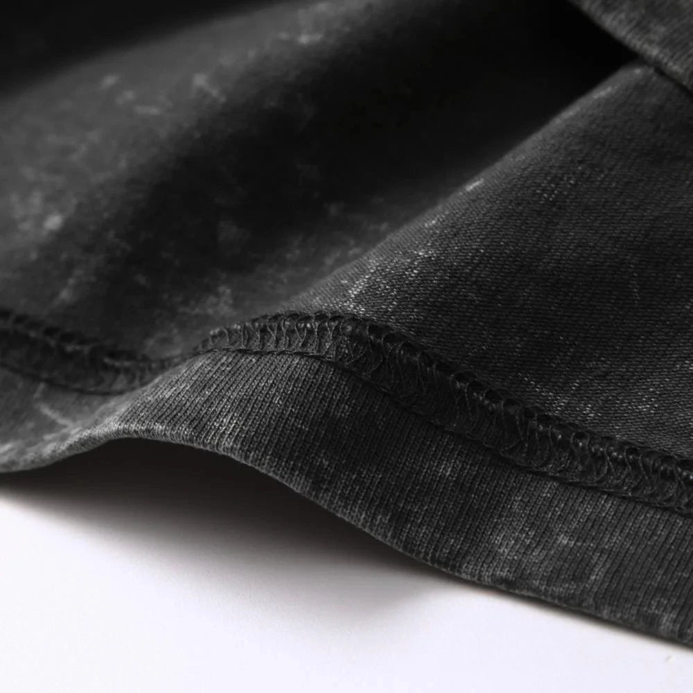 Christian Jesus Faith Over Fear Bible Verse Washed T-shirts Men Women Fashion Vintage Oversized T Shirts Harajuku Cotton T-shirt