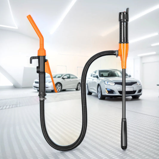 Portable Fuel Gas Transfer Suction Pump with Flow Control Nozzle Fuel Transfer Pump Liquid Gasoline Tuning Fuel Gasoline Pump