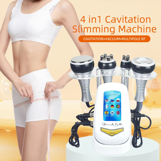 3/4-in-1 40K Body Slimming Massager Cavitation Machine Multi-Functional Device Face Body Tightening Lifting  Beauty Salon