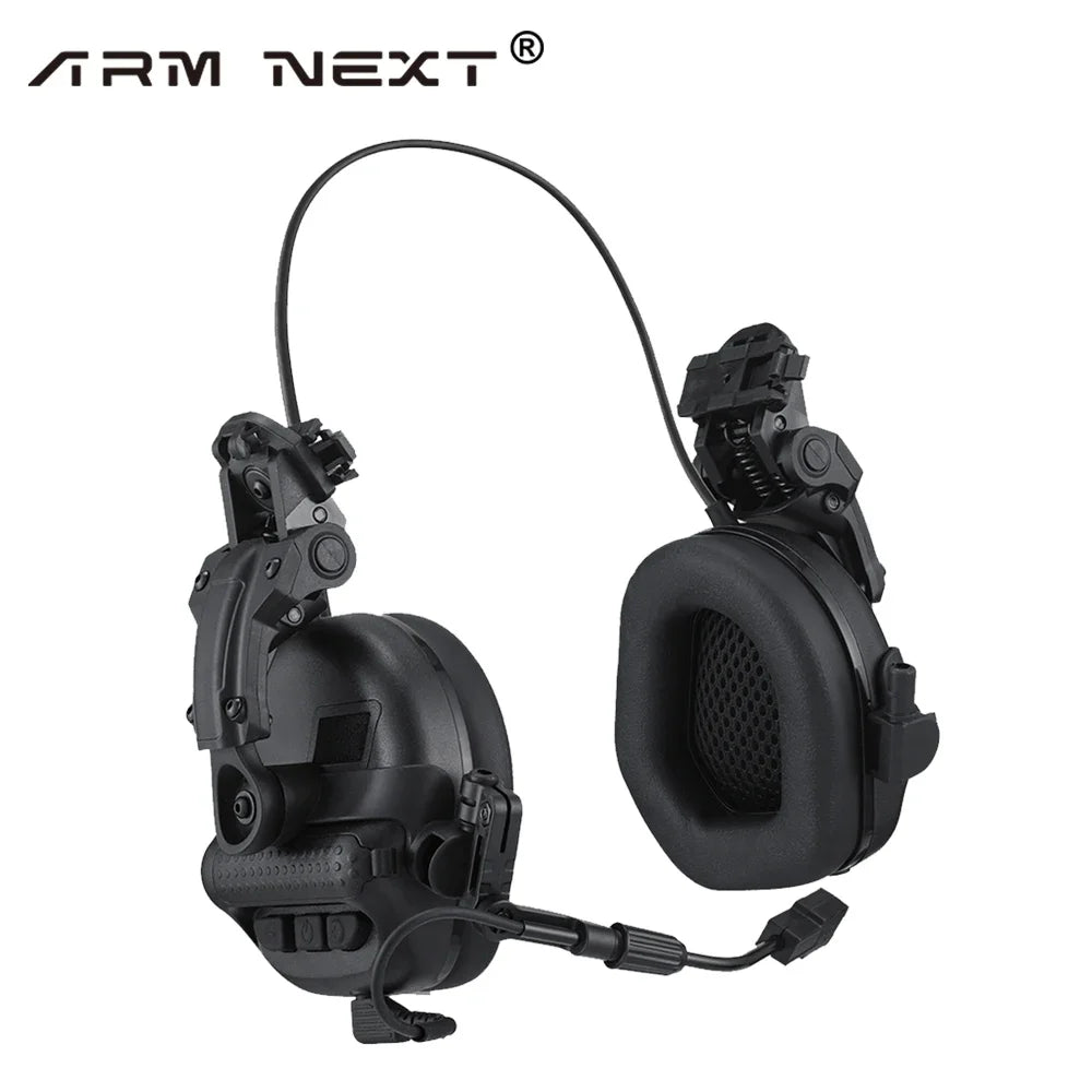 ARM NEXT Tactical Headset Without Pickup and Active Noise Reduction Helmet Version Shooting Earphone Communication headphone ptt