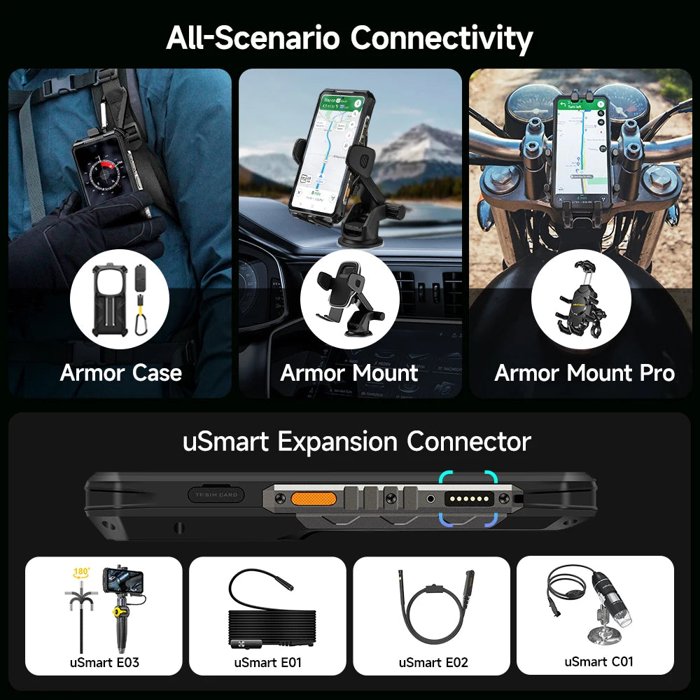 【World Premiere】Ulefone Armor 28 Ultra 5G AI Rugged Phone 1TB ROM+32GB RAM Android Smartphone AMOLED 6.67" 10600mAh Mobile phone