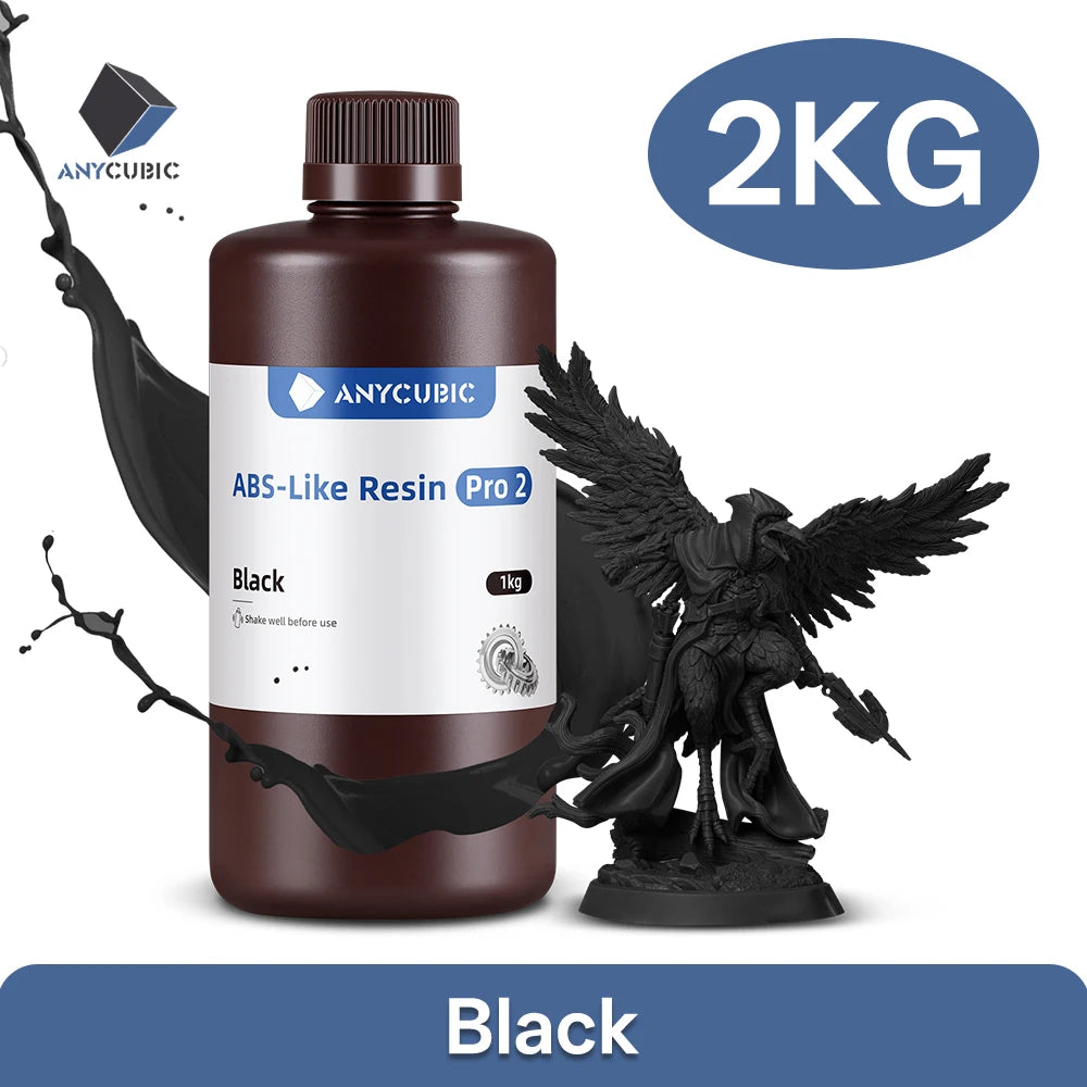 ANYCUBIC ABS-Like Pro 2 3D Printer Resin Hardness and Toughness 405nm UV-Curing Photopolymer UV Resin For LCD 3D Printer