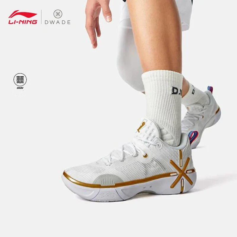 LI-NING Wade Shadow 6 V2 Men's Basketball Shoes Featherlight Max Rebound Professional Sport Court Sneakers ABPV021