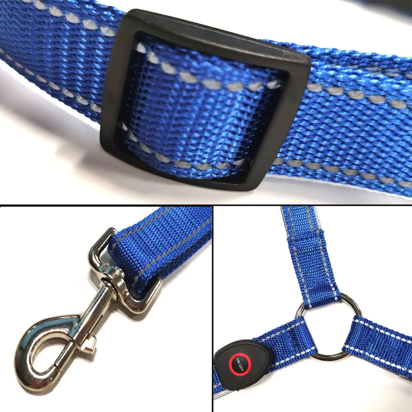 USB Rechargable Horse Breastplate Harness Nylon Night Three Charging Wires Riding Equipment Outdoor Visible At Night