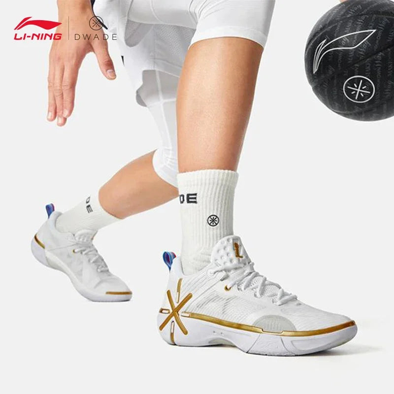LI-NING Wade Shadow 6 V2 Men's Basketball Shoes Featherlight Max Rebound Professional Sport Court Sneakers ABPV021