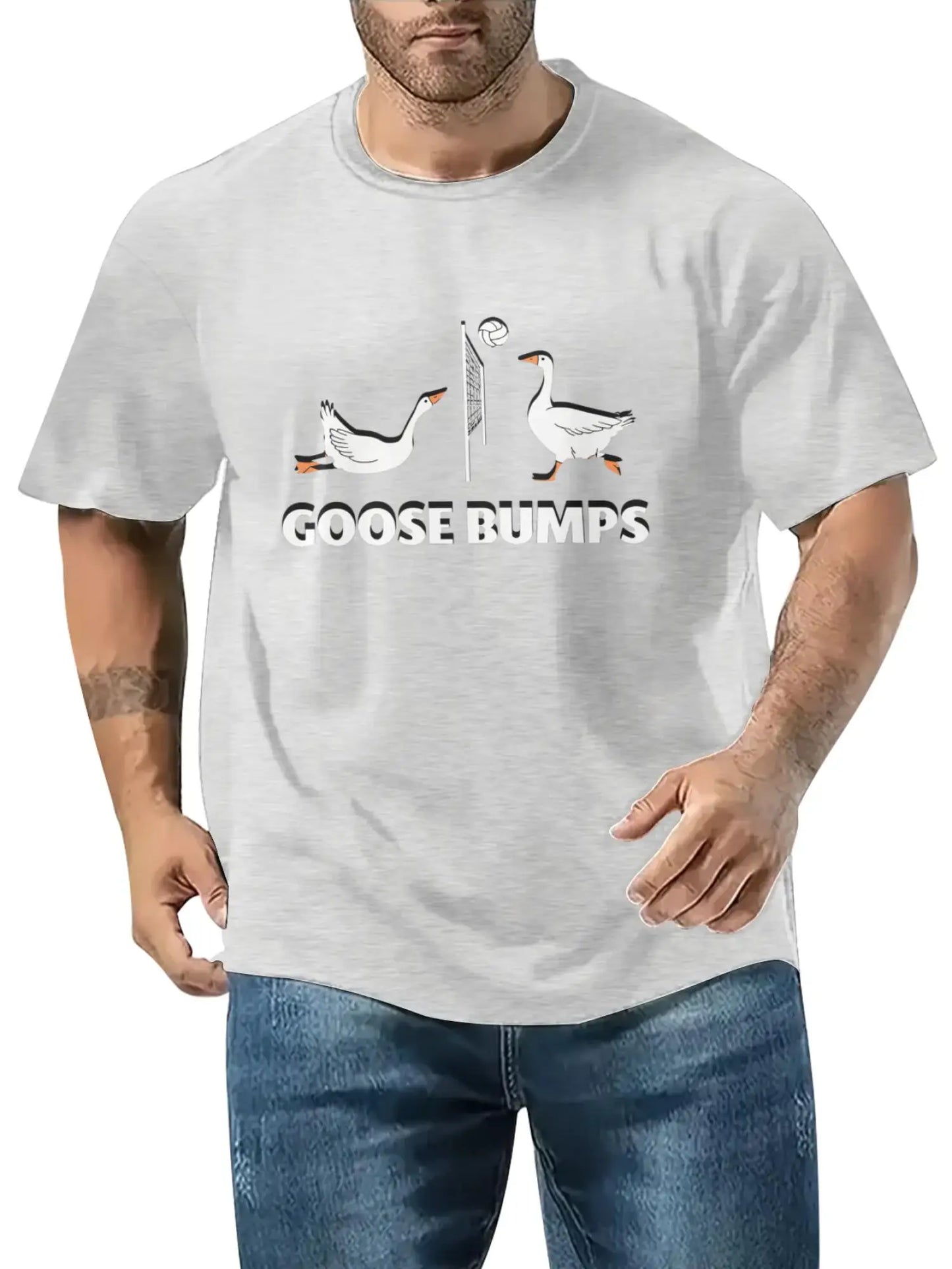 Goose Bumps T-Shirt, Funny Volleyball Team Shirt, Silly Goose Shirt, Funny PE Teacher Gifts, Volleyball Coach Shirt
