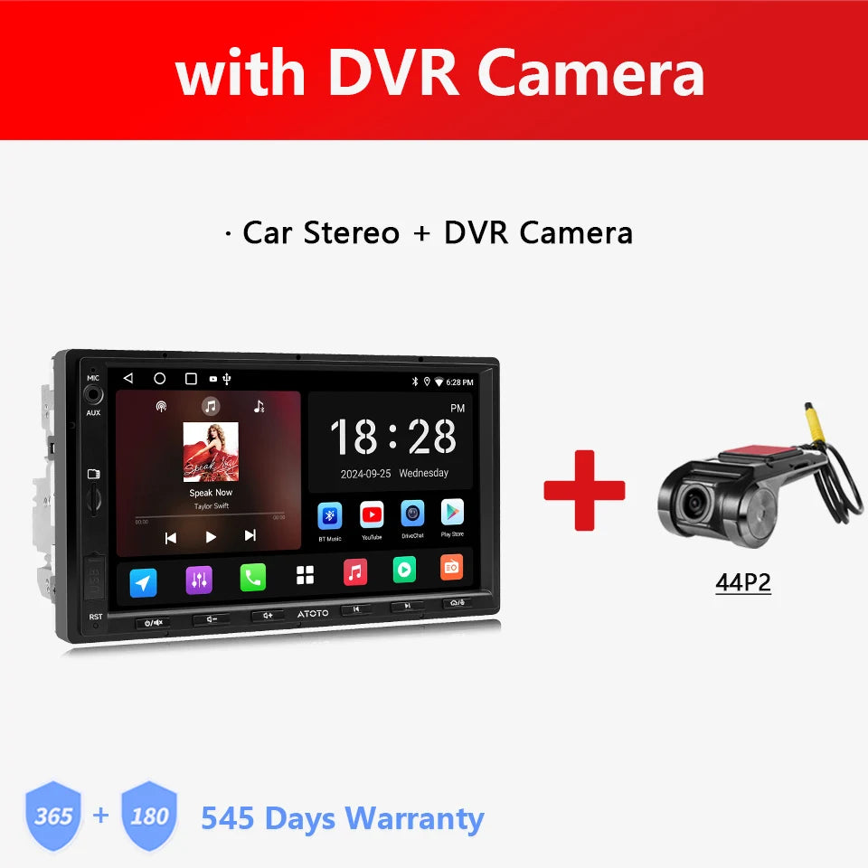 ATOTO Android Double 2 Din Car Stereo 7 inch Automotive Multimedia Player Radio Android Auto Carplay Screen Navigation 2Din A5L