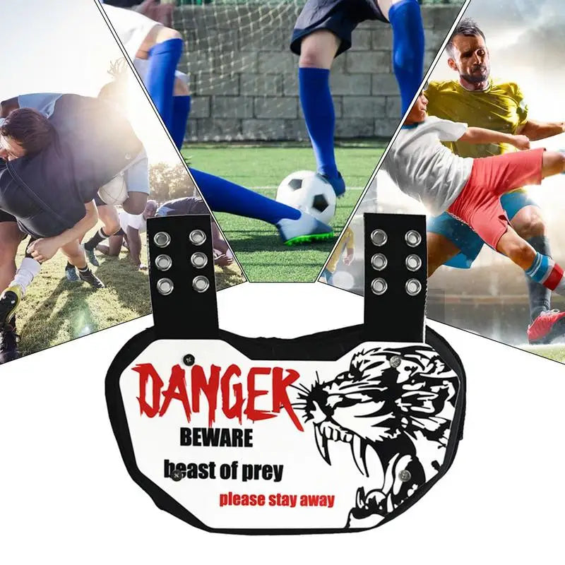 Youth Back Plates For Football Soccer Rear Back Protector Plate Football Low Back Pad Professional Lower Back Pads For Players