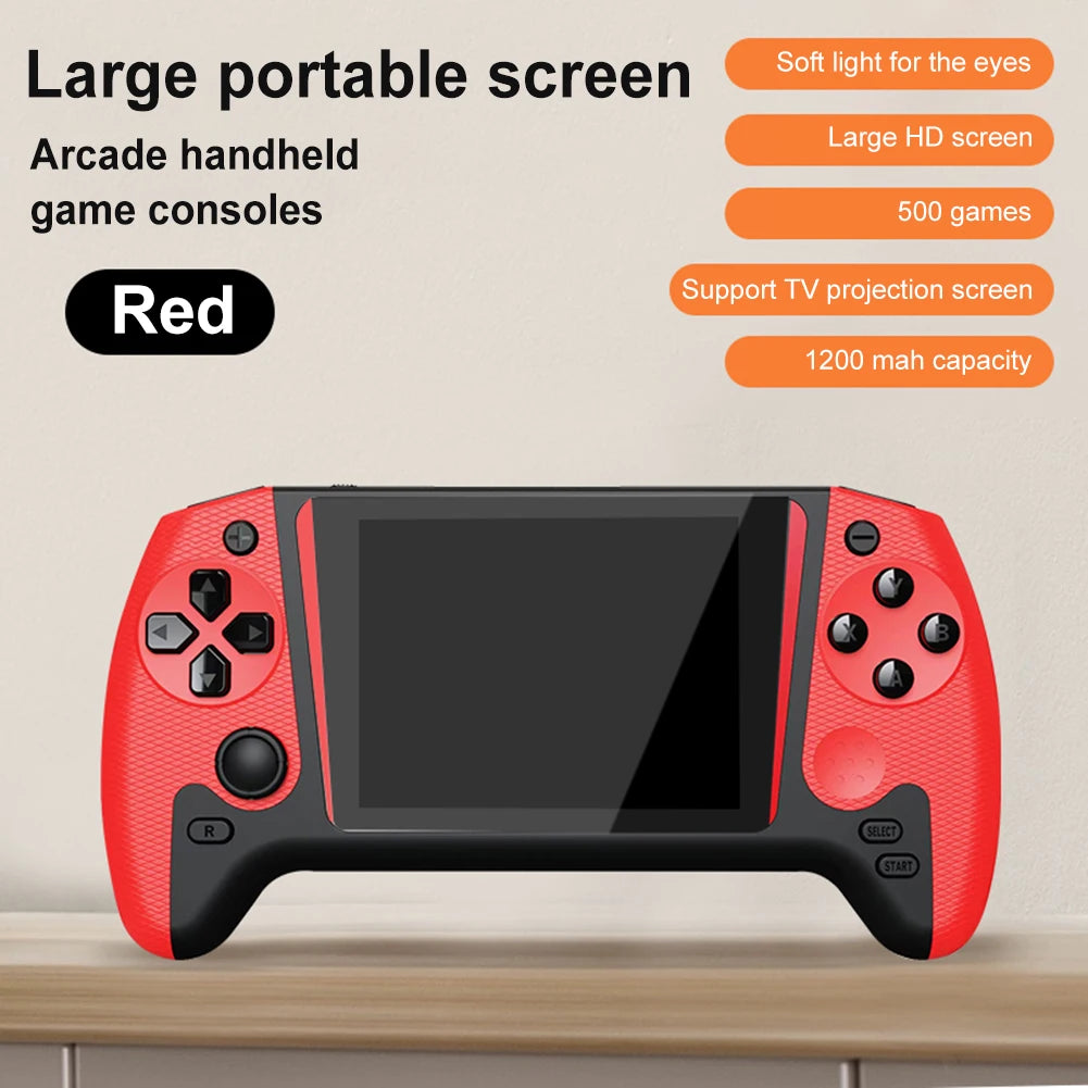 Portable Game Console 3.5inch LCD Screen TV Connect Nostalgic Game Console Video Game Console for Kids Adults for Single Player