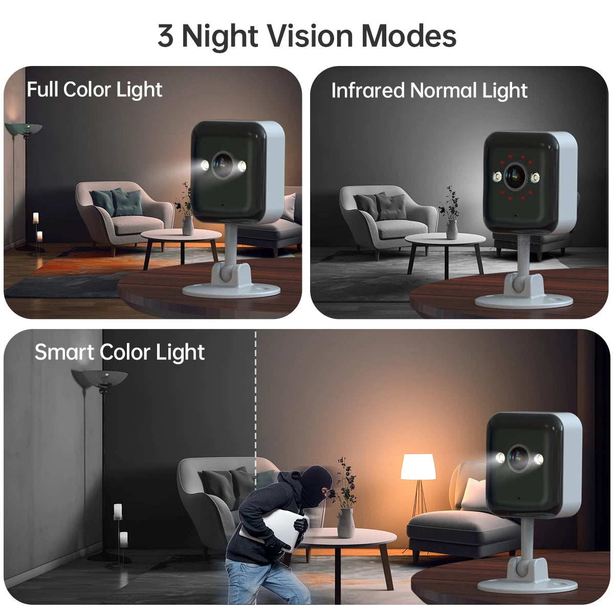 JOOAN 1080P WiFi Camera Smart Home Outdoor Wireless IP Surveillance Camera Security Baby Monitor CCTV Audio Video Surveillance