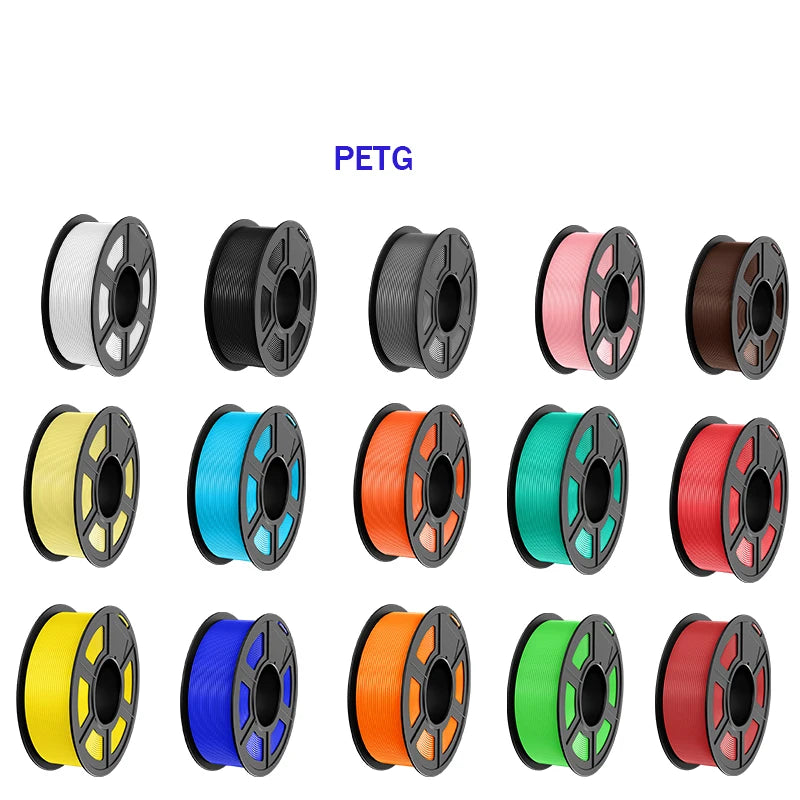 JAYO 10Rolls petg Filament 175mm 3d printing no bubbles no drawing smooth multiple colors optional for 3D printing 1.1kg/1roll