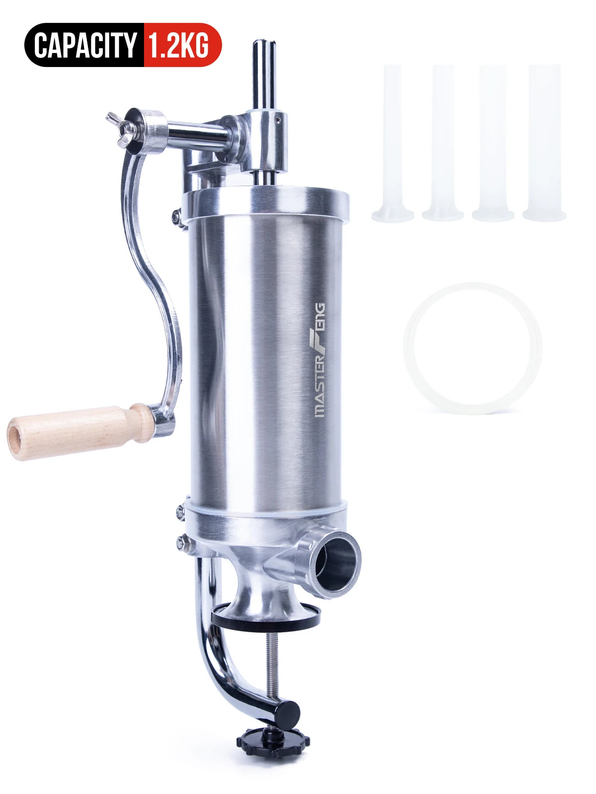 MASTER FENG Vertical Sausage Stuffer Homemade Manual Sausage Maker Sausage Meat Filling Machine