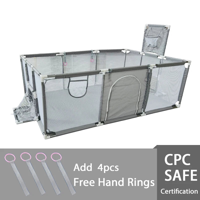 IMBABY Baby Playpens Indoor Baby corralitos Safety Barriers for Kids Baby Activity Gym Large Parks for Baby Groundbox Fence