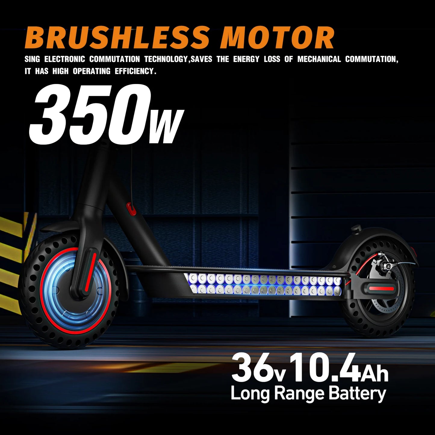 FREEBOY 350W Foldable Electric Scooter For Adults Dual Brake System