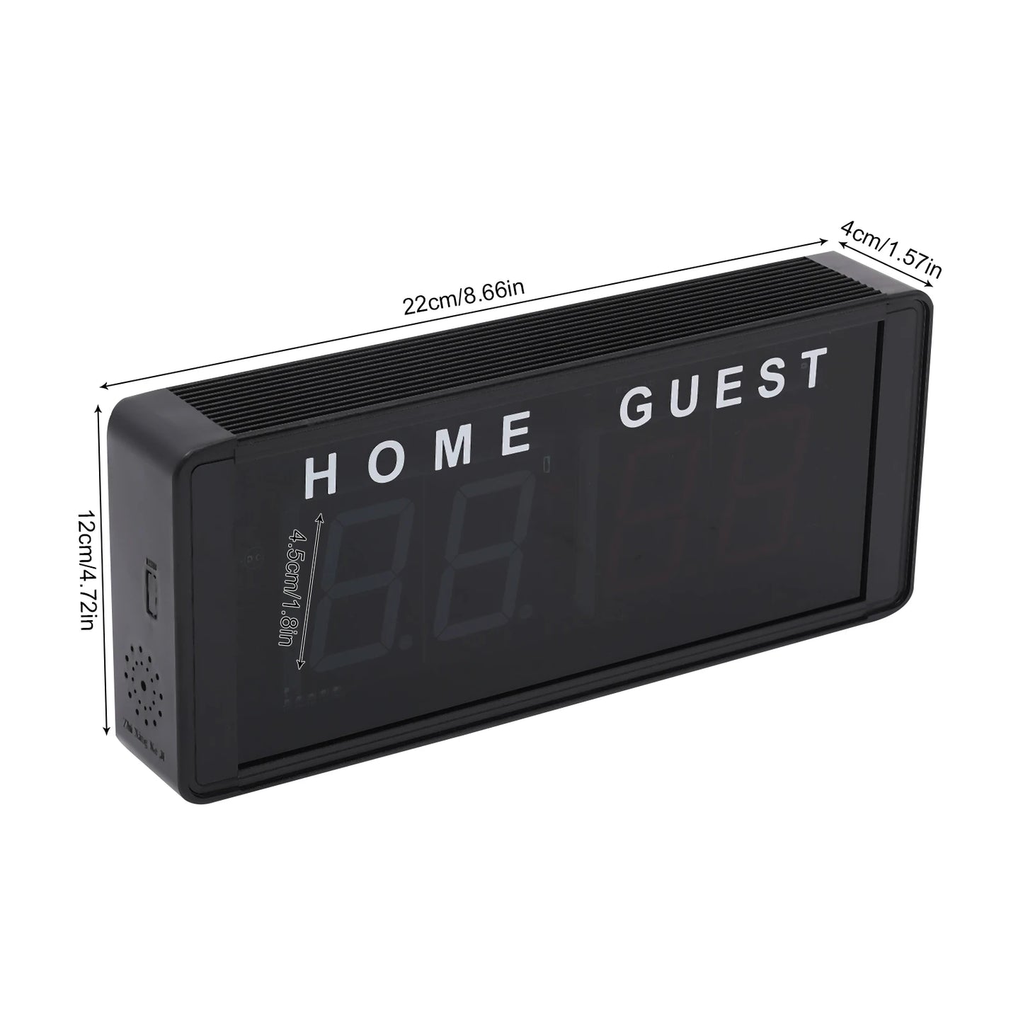 4-Digit LED Electronic Score Keeper Scoreboard with Remote for Badminton Volleyball Baseball Ping Pong Table Tennis