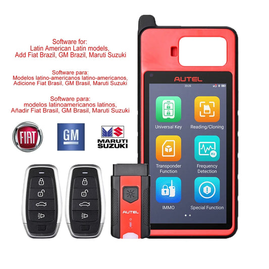Autel MaxiIM KM100 Key Fob Programming Immobilizer Tool 2PCS Autel IKEY for 60s Key Generation OBD IMMO Key Learning on 99% Car