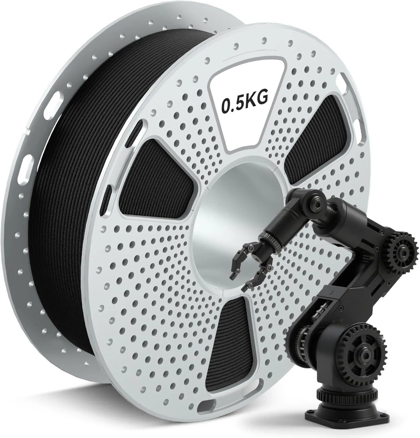 SUNLU PA12-CF 3D Filament 1.75mm Carbon Fiber-Textured Nylon Filament for Industrial Parts&3D Printer ,0.5KG/1KG Spool