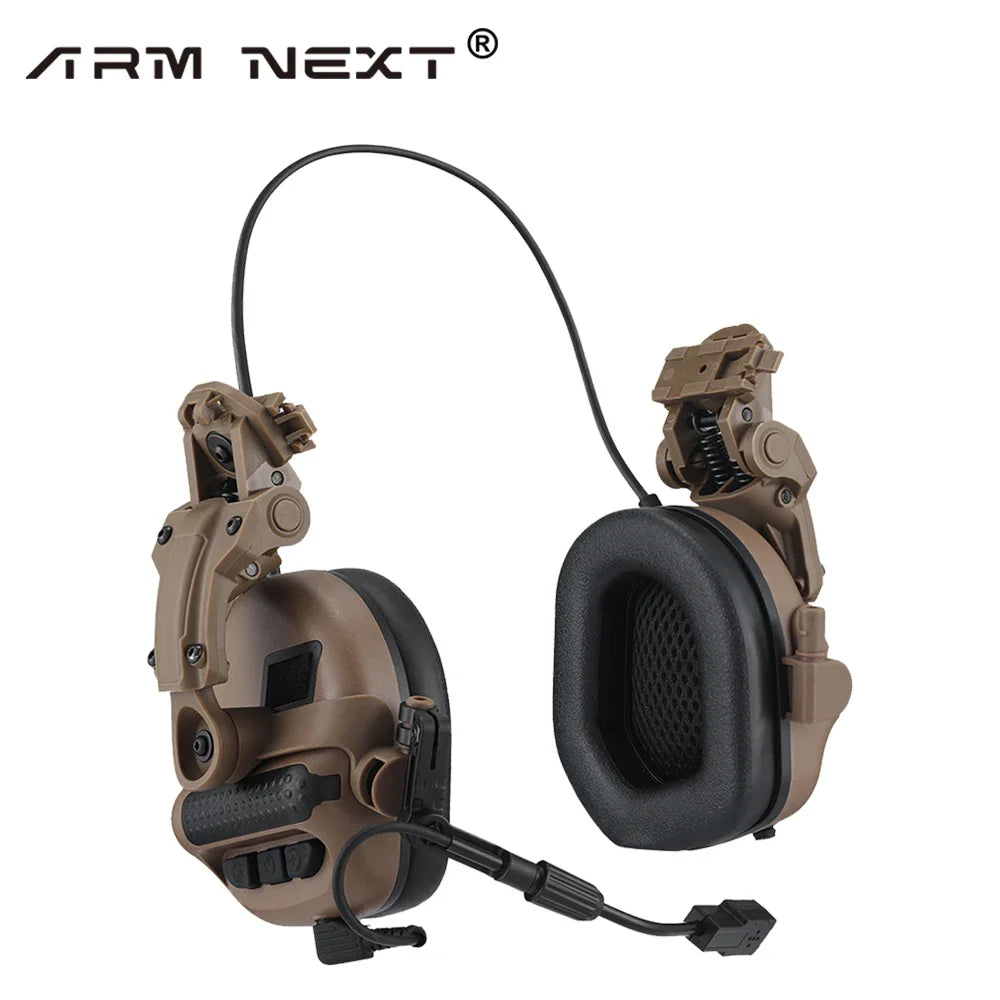 ARM NEXT Tactical Headset Without Pickup and Active Noise Reduction Helmet Version Shooting Earphone Communication headphone ptt