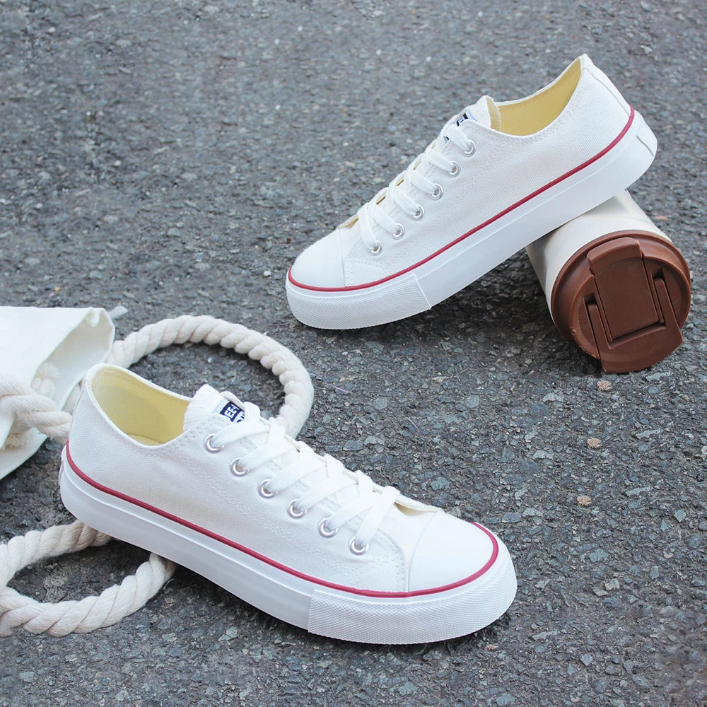 OPOEE Children Low Top Canvas Sneakers , Lace-up Canvas Shoes,Casual Tennis Walking Shoes Children's Canvas Shoes