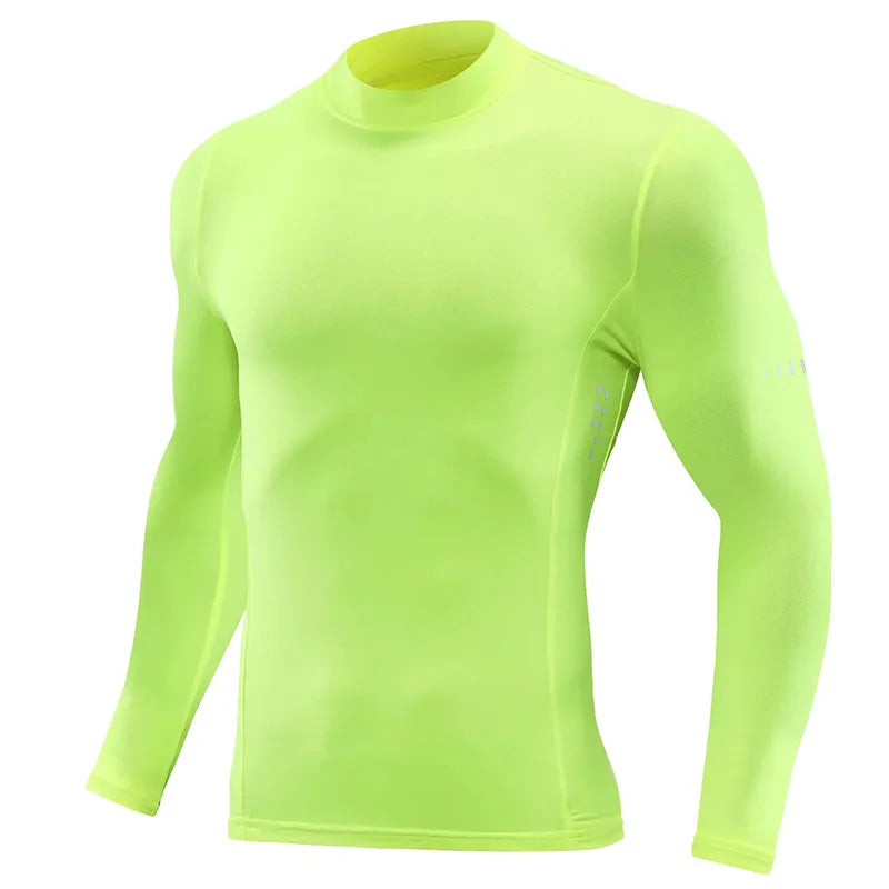 Men Children Long Sleeve Running Slim Tops Tees Sportswear Gym Fitness Compression T-shirt Outdoor Football Jersey Jogging Tight