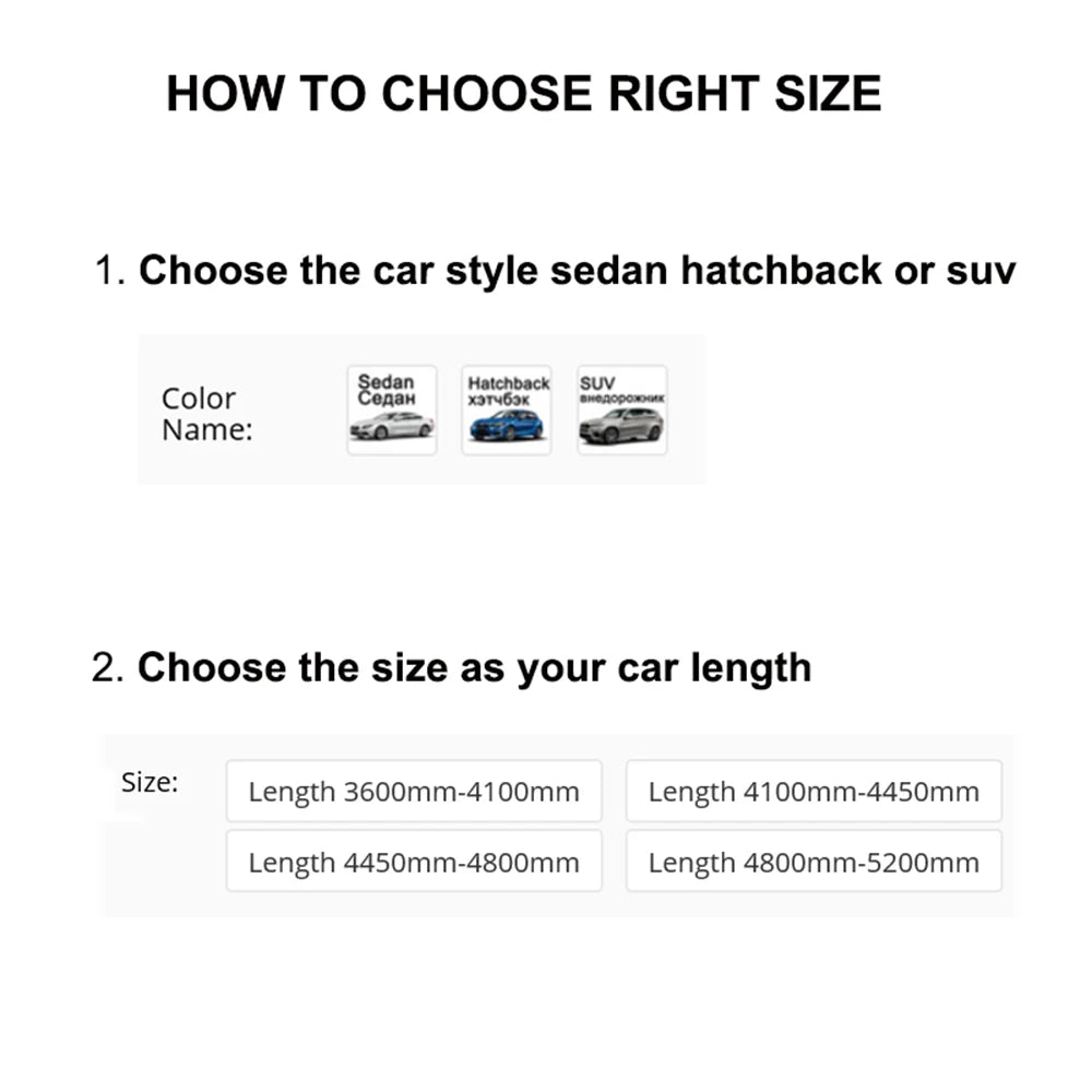 Kayme Multi-Layer Full Car Cover Waterproof All Weather With Zipper Cotton, Outdoor Rain Snow Sun UV Protection Fit Sedan SUV