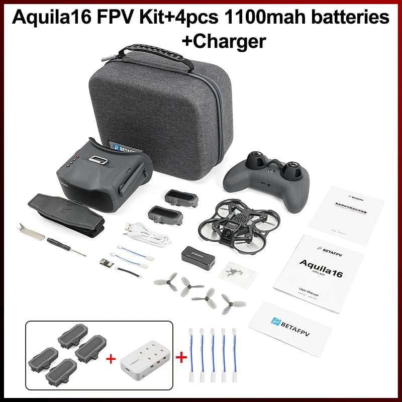 BETAFPV Aquila16 FPV Kit Brushless Racing Drone Professional Quadcopter Indoor Outdoor Mini Camera Drone C0