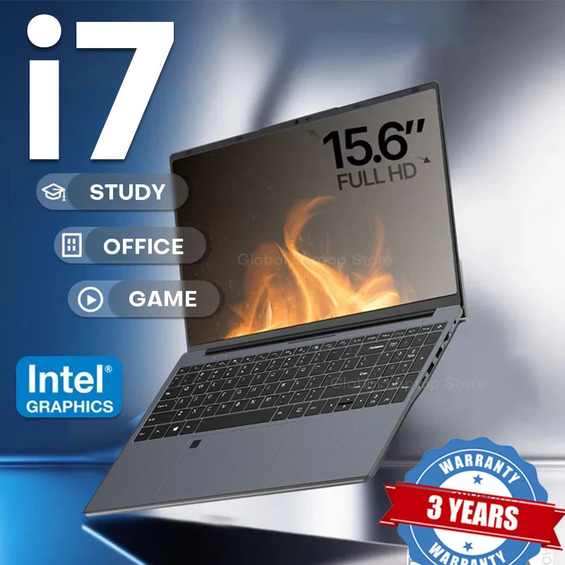 Erilles Intel Core I7 6500U 16GB RAM 1TB SSD Laptop